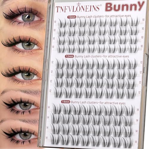 Bunny Lash Clusters - Natural Manga Eyelash Extensions 10-14mm