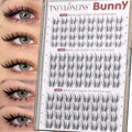 Bunny Lash Clusters - Natural Manga Eyelash Extensions 10-14mm
