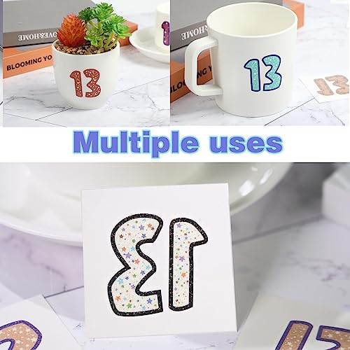 36 Pcs Glitter Concert Merch,13 Temporary Tattoo,13 Tattoo, Hand tattoo, Star Temporary Tattoos, Concert Accessories for Singer Gifts