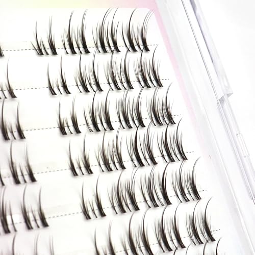 LASGOOS 3D Natural Lash Extensions - Reusable Volume False Eyelashes Set