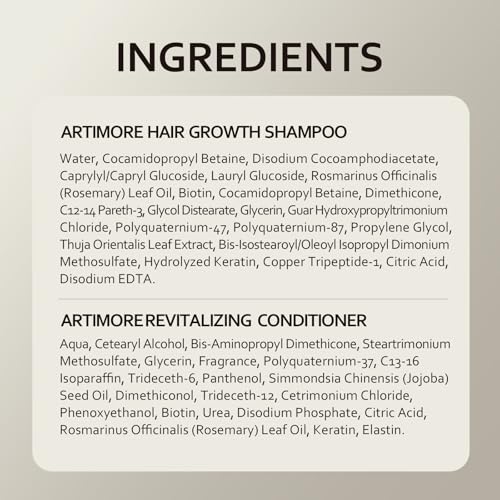 Hair Growth Shampoo & Conditioner Set for Thinning Hair