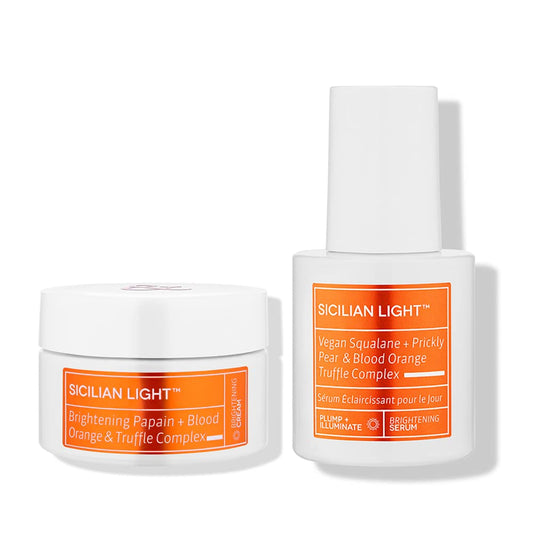 The Sicilian Light Day Dreamer with Retinoid, Vitamin C and Truffle Complex Serum and Cream Duo