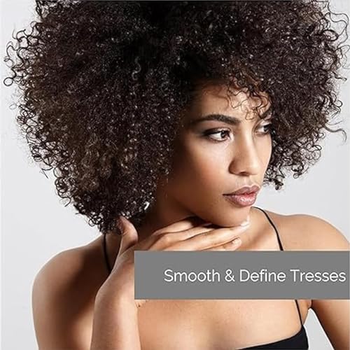 GIOVANNI ECO CHIC Frizz Be Gone - Super Smoothing Anti-Frizz Hair Serum, Adds Shine, Seals in Color, Infused with Natural Botanical Ingredients, Salon Quality, No Parabens - 2.75 oz (1 Pack)