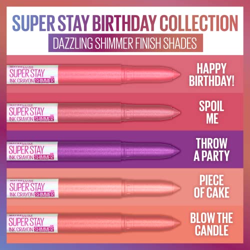 Maybelline SuperStay Ink Crayon Shimmer Lipstick