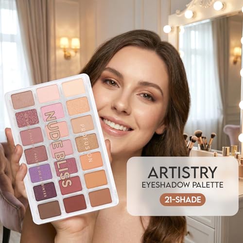 Profusion Cosmetics Artistry 21 Shade Eyeshadow Palette