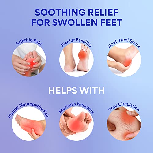 LEONNS Gel Foot Ice Pack Slippers for Pain Relief & Therapy