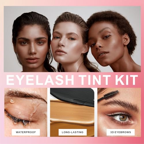 Eyelash & Eyebrow Color Kit - Lasting Black & Brown Treatment