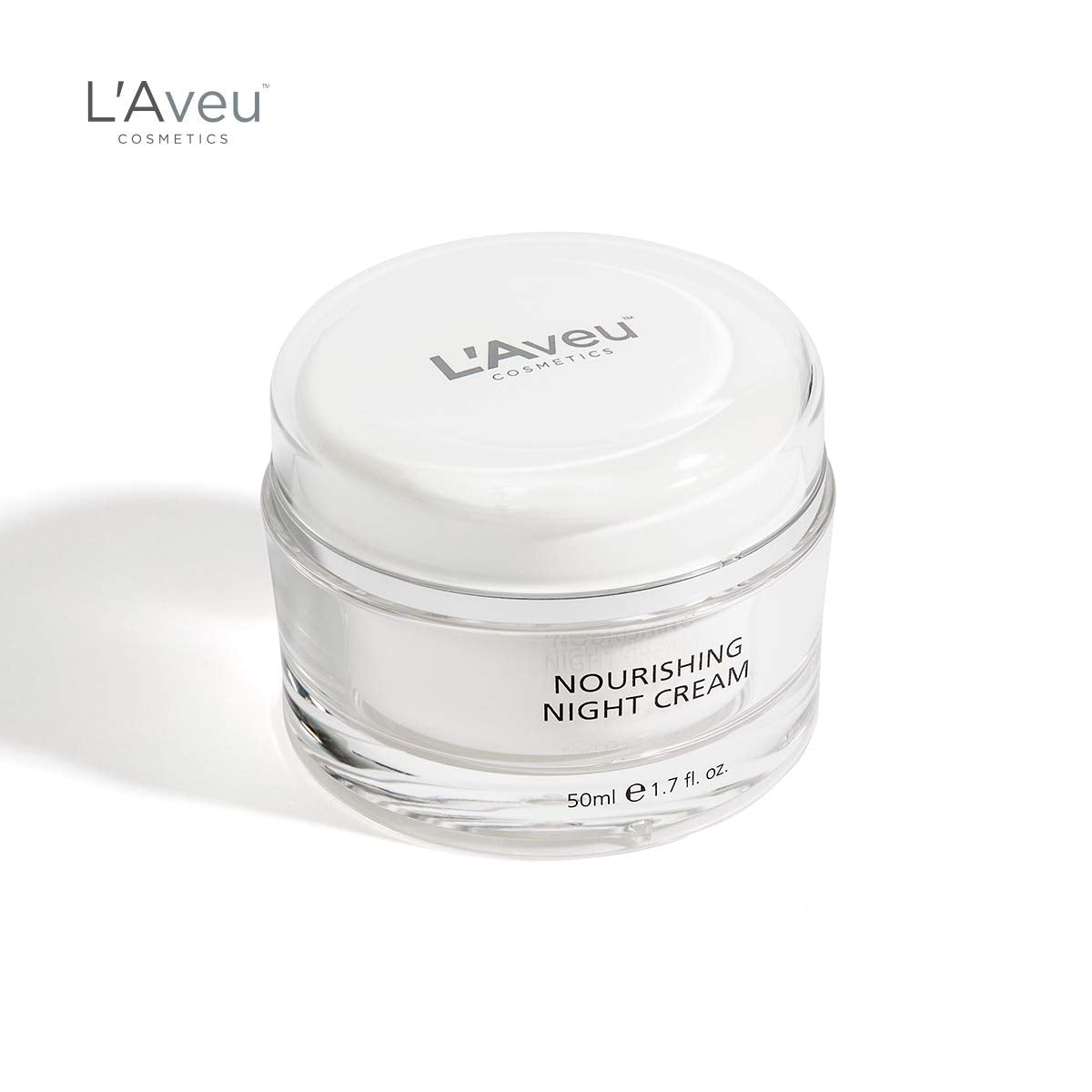 L'Aveu Nourishing Night Cream - Anti-Aging Nighttime Moisturizer for Face - Natural Moisturizing Facial Care Blend with Dead Sea Minerals, Shea Butter, Jojoba & Avocado - Gentle Skin Renewal - 1.7 oz