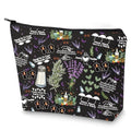 WZMPA Sisters Apothecary Cosmetic Bag Magic Witches Gift Salt Rosemary Lavender Love Makeup Zipper Pouch Bag Midnight Margaritas Merchandise (Sisters Apothecary BL)