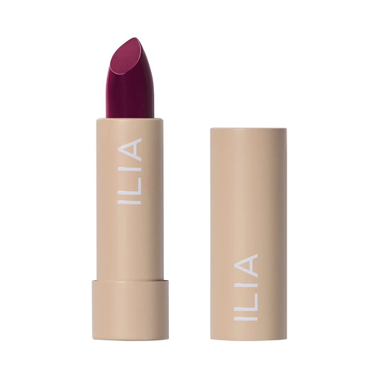 ILIA - Color Block Lipstick | Non-Toxic, Vegan, Cruelty-Free, Hydrating + Long Lasting, No Budge Color with Full Coverage (Ultra Violet (Violet With Cool Undertones), 0.14 oz | 4 g)