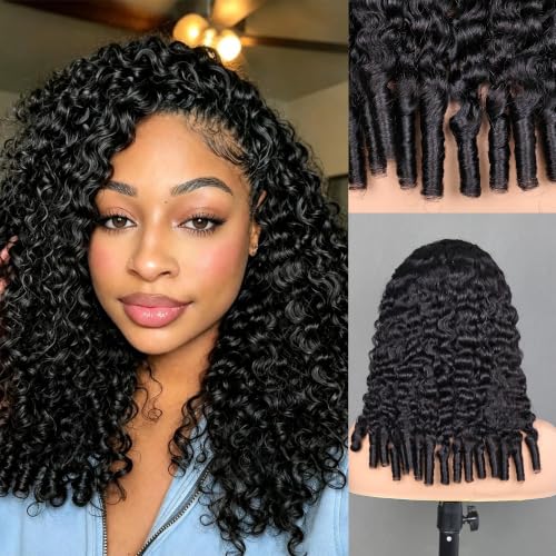 Ali Grace Burmese Curly Half Wig 100% Human Hair 20"