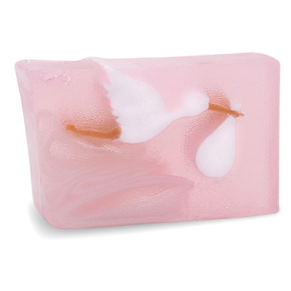 Primal Elements Glycerin Bar Soap | Helps All Skin Types, Sensitive, Oily & Dry Skin | NO PARABENS, VEGAN, GLUTEN FREE, 100% VEGETABLE BASE - (Special Delivery Pink)