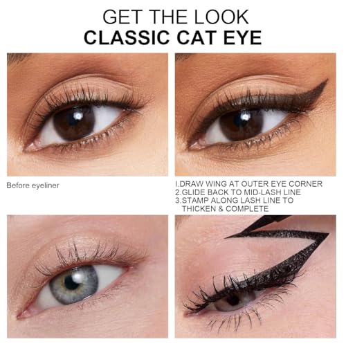 PHOFAY Double Head Eyeliner Pen – Smudge-Proof, Long-Lasting