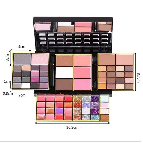 VERONNI 74-Color All-In-One Makeup Kit - Professional Full Face Set