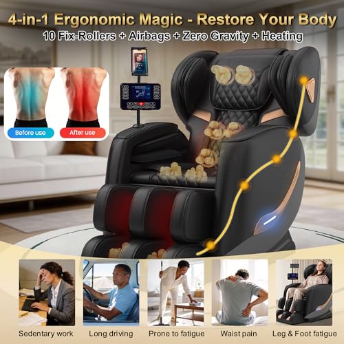 VireoNest Zero Gravity Massage Chair with Heat & Airbags