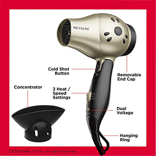 Revlon 1875W Compact Folding Hair Dryer Travel