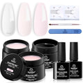 Beetles Builder Gel Nail Kit - 3 Colors Hard Gel Extensions