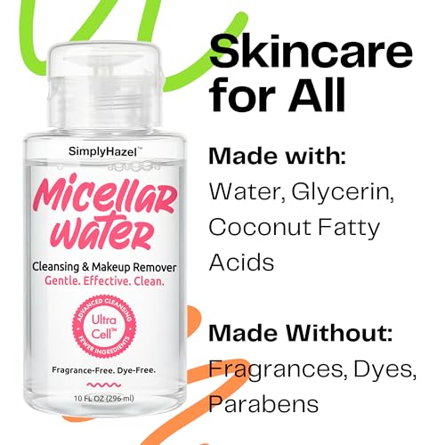 Micellar Water Makeup Remover & Face Cleanser - 2 Pack