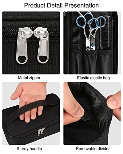 Meiiy Portable Barber Tool Bag for Hair Clippers & Scissors