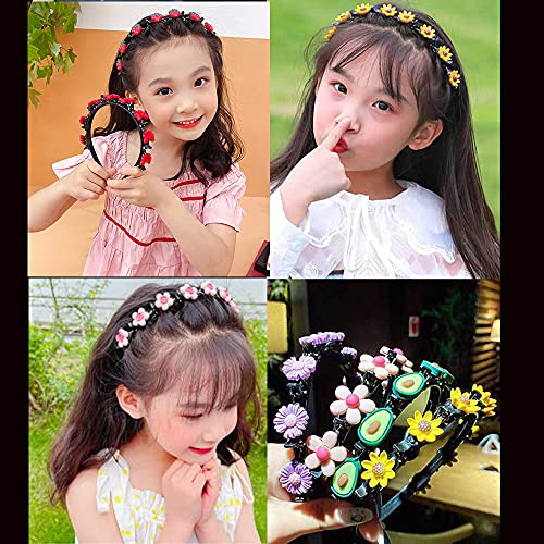 Princess Hair Clips Headband - 4 Pack Styling Set
