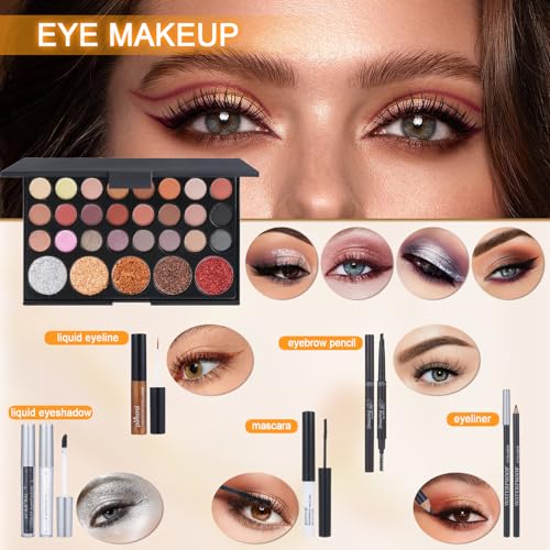 Professional Makeup Kit for Women & Girls | Complete Set with Brushes