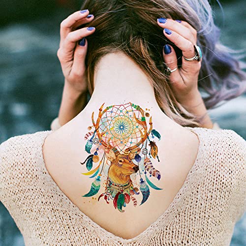 Temporary Tattoo Stickers for Adults – Waterproof, 6x7.87 inch
