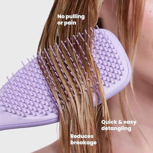 Tangle Teezer Fine Hypnotic Heather Detangler Brush for Fragile Hair