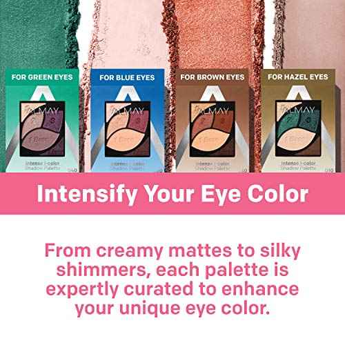 Almay Eyeshadow Palette, Longlasting Eye Makeup, Primer Enriched with Antioxidant Vitamin E, Hypoallergenic, 040 Green Eyes, 0.1 Oz