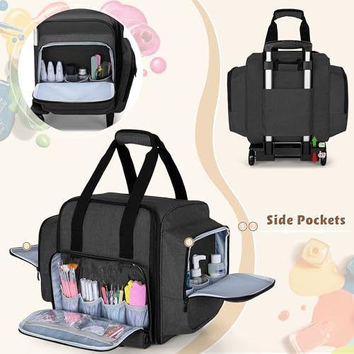 BAFASO Rolling Nail Polish Organizer - Holds 144 Bottles