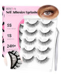 Self-Adhesive Eyelashes 14mm Waterproof Reusable Strip Lashes