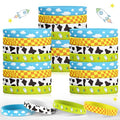Cartoon Story Silicone Bracelets - 36pcs Cow Pattern Party Favors