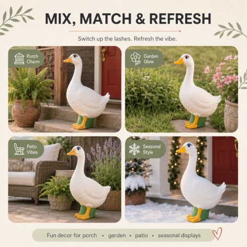 Porch Goose Eyelashes - 7 Colors Reusable Self-Adhesive Lashes