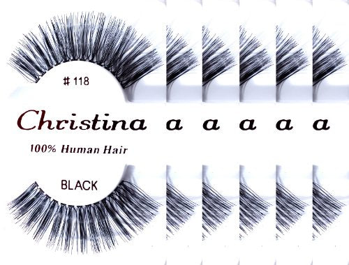 Christina 118 False Eyelashes - 6 Pack