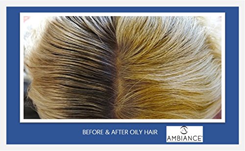 Ambiance Dry Shampoo–3-in-1 Cleans, Covers & Conceals. Absorbs Oil to Refresh Hair, Boosting Body & Shine. Covers Roots & Gray Between Colorings. (Combo- Brush + Refill, Blonde)