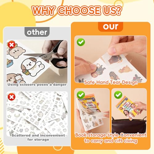 350 Piece Animal Temporary Tattoos for Kids