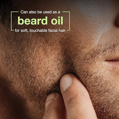 Botanics Facial Oil for Men - Nourishing Daily Face & Beard Oil for Dry Skin - Enriched with Argan & Rosehip Oils - Lightweight & Non-Greasy Men's Skincare - Vegan, Cruelty Free (0.84 Fl Oz)