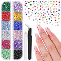 5000 Pcs Colorful Flatback Resin Rhinestones for Nail Art