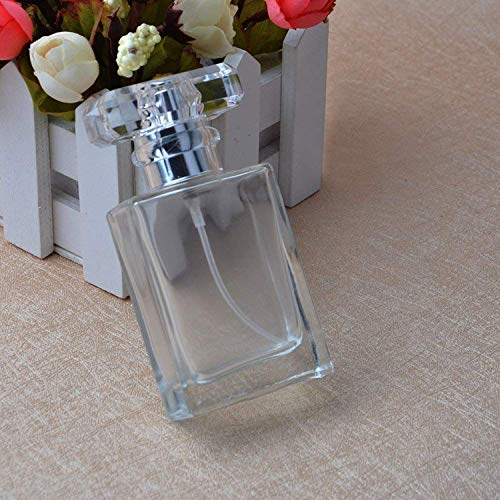 2 Pack 30ML Refillable Glass Perfume Bottles with Spray - Travel Cologne Atomizers