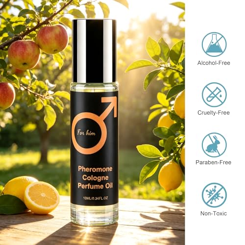 NQJYXZP Men's Pheromone Infused Roll-On Perfume - Long-Lasting Attraction