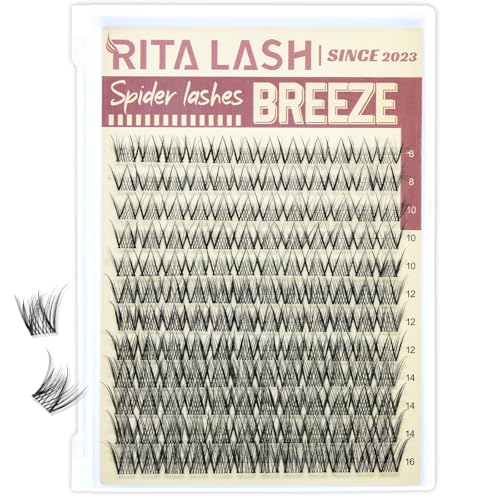 RITALASH Spider Lash Clusters Natural Wispy Eyelash Extensions 8-16mm DIY Fake Lashes
