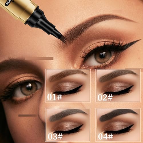3-in-1 Eyebrow & Eyeliner Pen - Waterproof, Long-Lasting