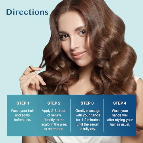 5% Minoxidil Hair Growth Serum for Men & Women - Extra Strength Beard Treatment 180ml