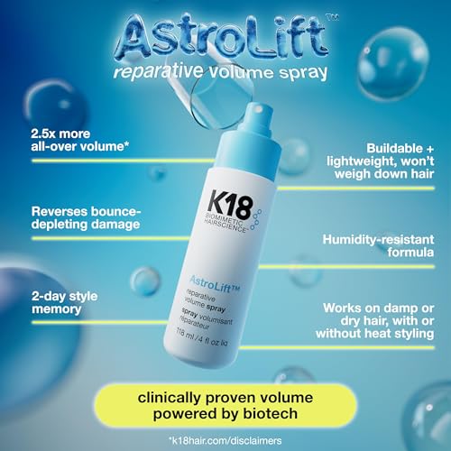 K18 AstroLift™ Volumizing Spray for Thin & Fine Hair - 2-Day Hold