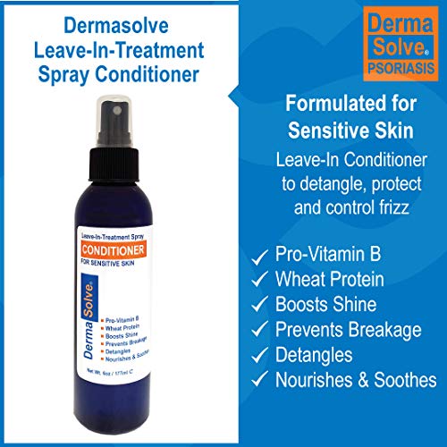 Dermasolve Psoriasis Leave-In Conditioner Spray for Sensitive Scalp