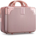 Noverlife 14" Hard Shell Makeup Travel Case - Rose Gold