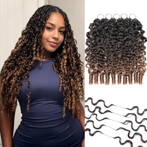 Feather Crochet Human Hair Burmese Curly 16 Inch 125g