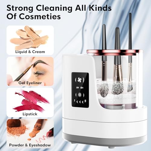 Electric Makeup Brush Cleaner - USB Portable 3-in-1