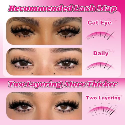 Cove Cluster Lash Extension Kit with Bottom Lashes & Bond Seal