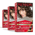Revlon ColorSilk Bond Repair Hair Color 30 Dark Brown 3pk