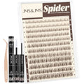 Brown Spider Lash Clusters Kit with White Glue - DIY Extensions